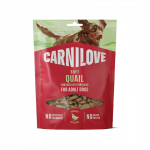 CARNILOVE Soft Snack Quail enriched with Oregano skanėstai &scaron;unims 200 g, Svoris 200 g