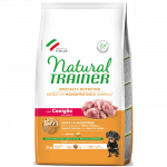 Natural Trainer sensitive mini adult RABBIT (su triu&scaron;iena) sausas pa&scaron;aras &scaron;unims, Svoris 2 kg
