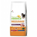 Natural Trainer Sensitive Medium/Maxi Adult Duck (antiena) sausas pa&scaron;aras &scaron;unims 12kg, Svoris 12 kg