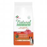 Natural Trainer Adult Medium Beef (jautiena) sausas pa&scaron;aras &scaron;unims 12kg