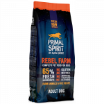 PRIMAL SPIRIT Rebel Farm Adult Dog Drėgnas Pa&scaron;aras &Scaron;unims 12kg, Svoris 12 kg