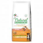 Natural Trainer Sensitive Medium/Maxi Adult Salmon (la&scaron;i&scaron;a) sausas pa&scaron;aras &scaron;unims 12kg, Svoris 12 kg