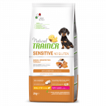 Natural Trainer Sensitive Mini Puppy Salmon (la&scaron;i&scaron;a) sausas pa&scaron;aras &scaron;unims iki 1 metų 2kg, Svoris 2 kg