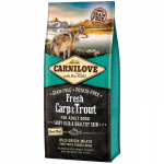 Carnilove Fresh Carp&Trout sausas pa&scaron;aras &scaron;unims