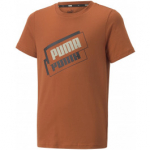Puma Mar&scaron;kinėliai Paaugliams Alpha Holiday Tee Orange 670109 64