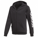 Adidas Džemperis Paaugliams Yg E Lin Fz Hoodie Black