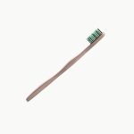 Bamboo Toothbrush With Charcoal Infused Bristles Mink&scaron;tas bambukinis dantų &scaron;epetėlis, 1vnt