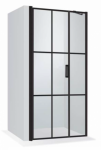 Du&scaron;o durys ni&scaron;ai RITA NERO CUBE 90 cm x h 2000 mm