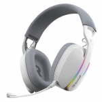 Marvo Pulz 70W WH belaidės žaidimų RGB ausinės (Baltos)