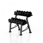 Gumuoti svarmenys su stovu Marbo 5-17,5kg komplektas