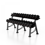 Gumuoti svarmenys su stovu Marbo 5-32,5kg komplektas