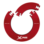 Sienos apsauga smiginio taikiniui XQmax (raudona)