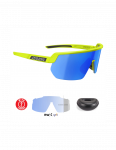 Akiniai SALICE "023 RWX MIRROR LIGHT ADAPTIVE LIME"