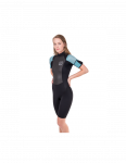 Trumpas hidrokostiumas Seavenger "Navigator Women&rsquo;s Shorty Wetsuit - Teal"