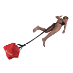 Plaukimo treniruočių pasiprie&scaron;inimo para&scaron;iutas su diržu Pure2improve