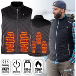 Vyri&scaron;ka &scaron;ildoma liemenė inSPORTline WARMhim - Black