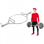 Hex Olympic Barbell inSPORTline Hexlif 140 cm / 50 mm &ndash; 21.8 kg, 200 kg Capacity, with Collars