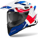 Motorcycle Helmet Airoh Commander 2 Reveal Glossy Blue/Red
