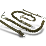 &Scaron;autuvo diržas RAGNAROK THOR Single-Point Shoulder Sling SET with Plate Carrier Attachment OD Green, HK Snap Hook