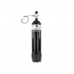 Suslėgto oro balionas 300 bar 7 litrų su MDE Jubilee ventiliu ir užildymo žarnele