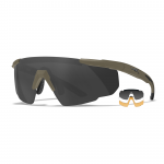 Akiniai Wiley X Saber Advanced Clear, Smoke Grey, Light Rust, OD Green