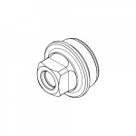 Adapteris duslintuvui B&T PRINT-X HUB 1-3/8"x24, DM 5/8x24 UNEF