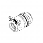 Adapteris duslintuvui B&T PRINT-X Titan HUB 1-3/8"x24, QD NATO