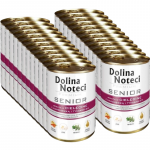 Dolina Noteci PREMIUM Senior ver&scaron;iena su morkomis ir čiobreliu 24x400g
