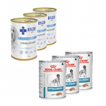 ROYAL CANIN Hypoallergenic DR21 3x400g skardinė + ENZO VET Hipoalerginė dieta su kalakutiena &scaron;unims 3x400g