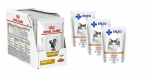ROYAL CANIN Urinary S/O 12x85g dalelės padaže + ENZO VET &scaron;lapalas su jautiena želė katėms 3x100g