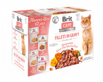 BRIT CARE Kačių filė su padažu 12x85g