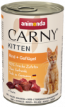 ANIMONDA Cat Carny Kitten skonis: jautiena, pauk&scaron;tiena 400g x6