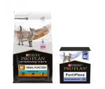 PURINA Veterinary PVD NF Inkstų funkcija katė 5  kg + PURINA PVD FortiFlora Cat 30 paketėlių