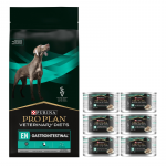 Purina Pro Plan Veterinary Diets Gastrointestinal 12 kg + PURINA Veterinary 6x195g
