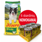 JOSERA Adult Light & Vital 12,5 kg + JOSERA Meatlovers Pure Multipack 6x400g NEMOKAMAI!!