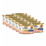 Purina Gourmet Gold putėsiai su la&scaron;i&scaron;a 12x85g