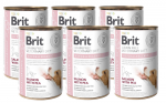 BRIT GF Veterinary Diets Dog Hypoallergenic 6x400g - drėgnas maistas &scaron;unims