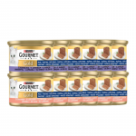 Purina Gourmet Gold putėsiai su ėriena 6x85g + putėsiai su la&scaron;i&scaron;a 6x85g