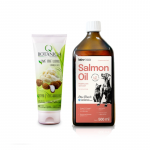 BOTANIQA LOVE ME LONG Cupua&ccedil;u ir taukmedžio &scaron;ampūnas 250ml + Lab-V 100% la&scaron;i&scaron;ų aliejus įvairaus amžiaus &scaron;unims ir katėms 500ml &scaron;alto spaudimo