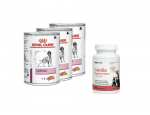 ROYAL CANIN Cardiac 3x410g skardinė + LAB-V Cardio Regeneration - &Scaron;irdies ir kraujagyslių parama &scaron;unims ir katėms 45 kapsulės