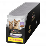 PRO PLAN Nutrisavour kačiukų ėdalas su kalakutiena padaže 26x85g (18+8 NEMOKAMAI)