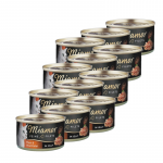 Miamor Feine Filets in jelly - drėgnas kačių ėdalas su tunu ir kiau&scaron;iniais 12x100g skardinė