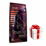 TROPIDOG Spuer Premium adult medium & large breed vi&scaron;tiena ir la&scaron;i&scaron;a 15 kg + Staigmena &Scaron;unui