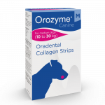 Orozyme-kolageno valymo juostelės &scaron;unims M 141g