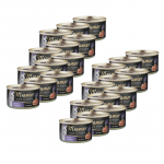 Miamor Feine Filets in jelly - drėgnas kačių ėdalas su tunu ir kalmarais 24x100g skardinė