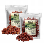 WILD FARM ančių ritinėlis 500g + ėrienos ritinėliai 500g skanėstų &scaron;unims