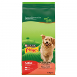 Friskies Active maistas suaugusiems &scaron;unims su jautiena ir daržovėmis, 15  kg