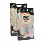 UNIQ PETS TOFU biologi&scaron;kai skaidžios natūralios kačių kraikas, 2x2,5  kg