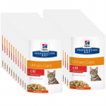 HILL'S PD Prescription Diet Feline c/d Urinary Stress Vi&scaron;tiena 24x85g paketėlis