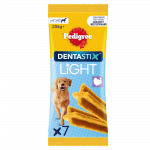 Pedigree Dentastix Light Dental Chews didelių veislių &scaron;unų skanėstai 7 vnt. - 152g